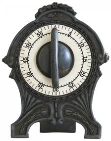 Vintage konyhai időzítő óra antik szürke