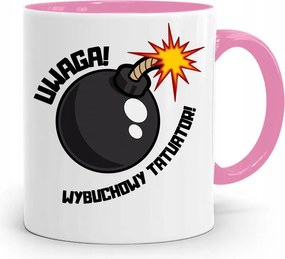 Tetoválóművésznek Tetováló Bögre Rózsaszín Ajándék fényképes nyomtatással