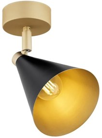Argon 8279 - Spotlámpa LUCINDA 1xE14/7W/230V fekete/arany