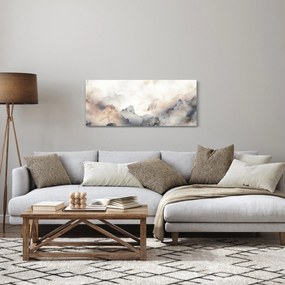 Kép - Hegyi absztrakció márvány textúrával (120x50 cm)