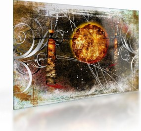 Egy őskori festmény képe (üvegen) (70x50 cm)