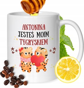 Bögre Antonina Barátnőknek Ajándék Nyomtatott Fehér 330ml