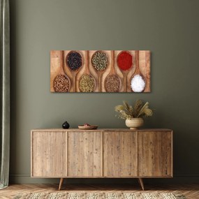 Kép - fűszerek a kanálon (120x50 cm)