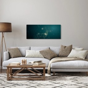 Kép - Varázslatos szarvas éjszaka (120x50 cm)