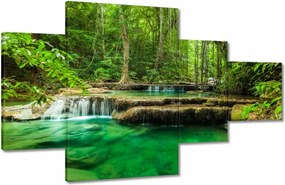 Festmények 130x80 Erawan vízesés Thaiföld