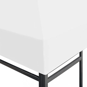 fehér pavilon-tetőponyva 270 g/m² 3 x 3 m