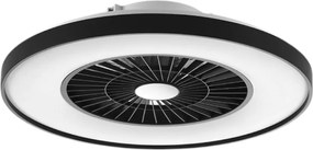 Bkzo Modern Smart Led mennyezeti lámpa ventilátorral 60 cm fekete távirányító