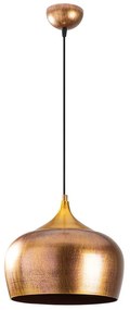 Aranyszínű függőlámpa fém búrával ø 30 cm Berceste – Opviq lights