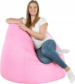 Kerti táska XXL Világos Rózsaszín fotel puff Nylon