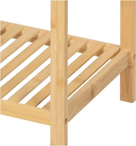 Natúr színű bambusz fürdőszobai polcos állvány 37x110 cm Skaren – Bonami Essentials