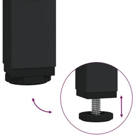 barna tölgyszínű szerelt fa tálalóasztal 75x32x75 cm