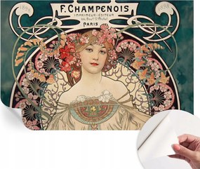 Öntapadós fotótapéta Falra 3D Loft Virágos szimmetria 104x70 cm