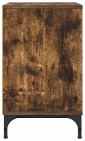 Éjjeliszekrények 2 pcs Füstölt tölgy 49 x 36 x 61 cm Faanyag