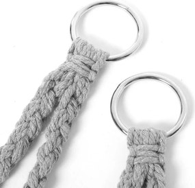 Szürke függőszék KOLUMBIA párnával