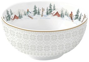 Karácsonyi Porcelán Tálka Chalet - 12 cm