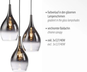 Paul Neuhaus modern függeszték pilua króm pln2062-17