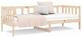 tömör fenyőfa kanapéágy matrac nélkül 80 x 200 cm