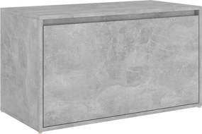 vidaXL betonszürke szerelt fa előszobapad 80 x 40 x 45 cm