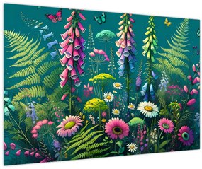 Kép - Mezei virágok (90x60 cm)