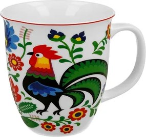 Bögre Kakasok népi ajándék nagy kapacitás 650 ml