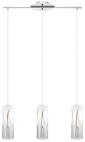 Eglo 92741 - Mennyezeti függesztékes lámpa RIVATO 3xE27/60W/230V