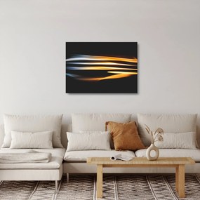 Fekete kép (üvegen) (70x50 cm)