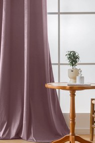Világoslila VELVET sötétítő függöny 140x270 cm Felfüggesztés: Hullámos sínszalag