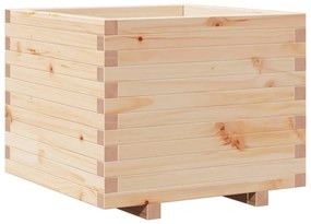 vidaXL tömör fenyőfa kerti virágtartó 60 x 60 x 49,5 cm