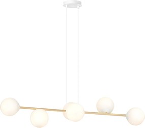 Emibig modern függeszték gravity fehér arany emi1242/6