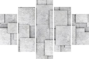 Kép - Betoncsempék absztrakciója (150x105 cm)