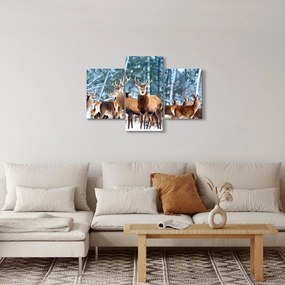 Kép - Szarvas csorda (90x60 cm)