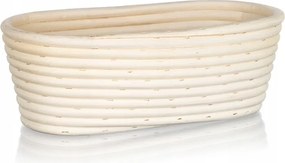 Kenyértartó kosár kelesztéshez ovális Natural 26x13x9