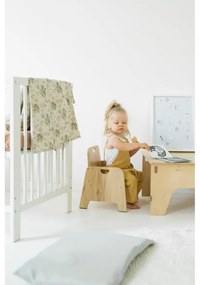 Nature bézs len gyerek ágyneműhuzat, 70 x 100 cm - Linen Tales