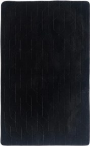 Rabbit szőnyeg 3D fekete 80x150 Csúszásgátló Puha