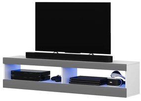 Tv szekrény/asztal Violett 100 (világítással) (fehér). 1098636