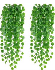 DabbOo 2db mesterséges lógó növény 80 cm begónia, fali dekoráció