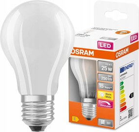 Led izzó E27 A60 2,2W 2700K Fényerőszabályozható Osram