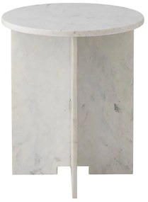 Márvány kerek tárolóasztal ø 46 cm Jasmia – Bloomingville