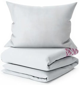 Mikroszatén ágyneműhuzat VELLARI, világosszürke Ágyneműhuzat mérete: 70 x 90 cm | 140 x 200 cm