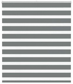 zebrafüggönnyel sötét szürke szövetszélesség 115,9cm poliészter