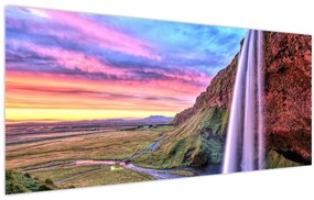 Kép - Seljalandsfoss vízesés (120x50 cm)