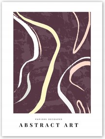 Boho absztrakt modern Poszter B1 100x70cm #T51