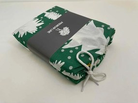 Pamut deluxe ágynemű KARAMA GREEN WOODS 140x200 cm