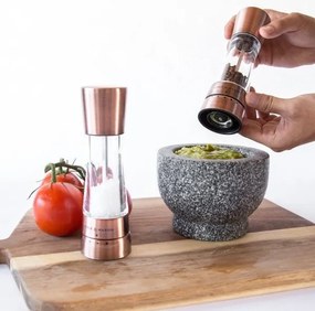 Cole&Mason DERWENT 2 db-os só- és borsőrlő készlet, 19 cm, réz