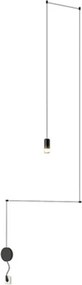King Home FLUSSO WALL JD0032 Fali lámpa 1x3W/G9 3000K 240LM IP20