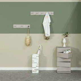 Szürke-bézs fém fali fogas Leatherman – Spinder Design