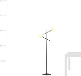 Emibig modern állólámpa linear fehér fekete emi1169/lp2