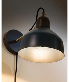 Petróleum színű fali lámpa Olimpia – Kave Home