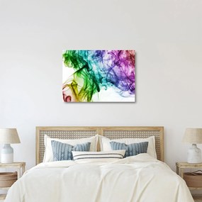 Kép - színes füst (üvegen) (70x50 cm)