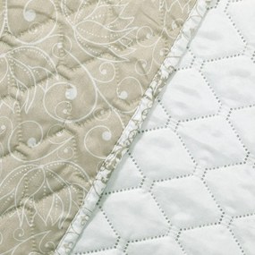 Alhambra bézs kétoldalas mikroszálas ágytakaró, 240 x 260 cm - DecoKing